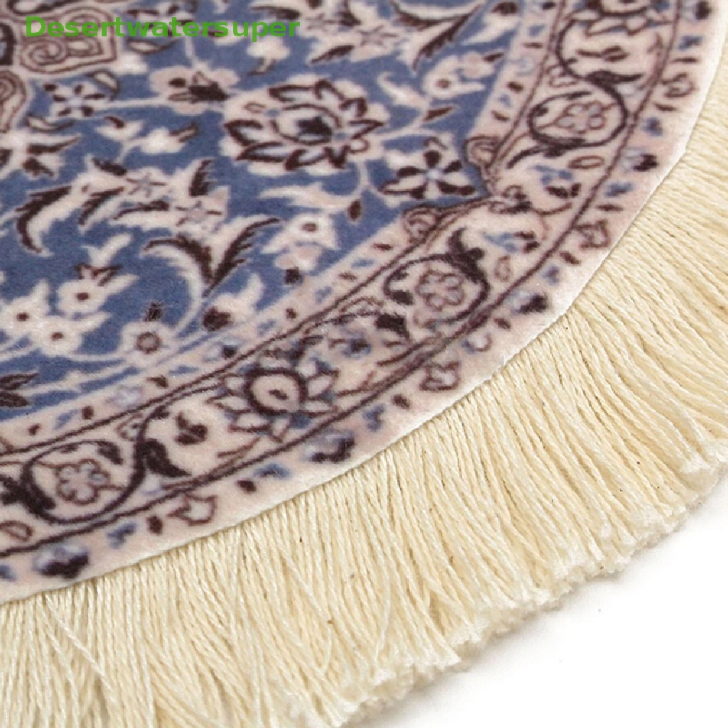 Dsvn Thảm Lót Chuột mini Hình Chữ Nhật Dệt Lát Thảm Có Tua Rua HOT