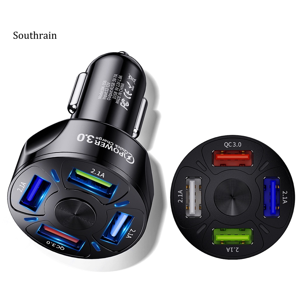 Tẩu Sạc Nhanh QC3.0 4 Cổng USB Cho Điện Thoại