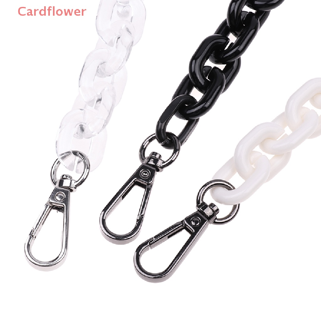 Dây Đeo Túi Xách Bằng Acrylic Màu Đen Mới