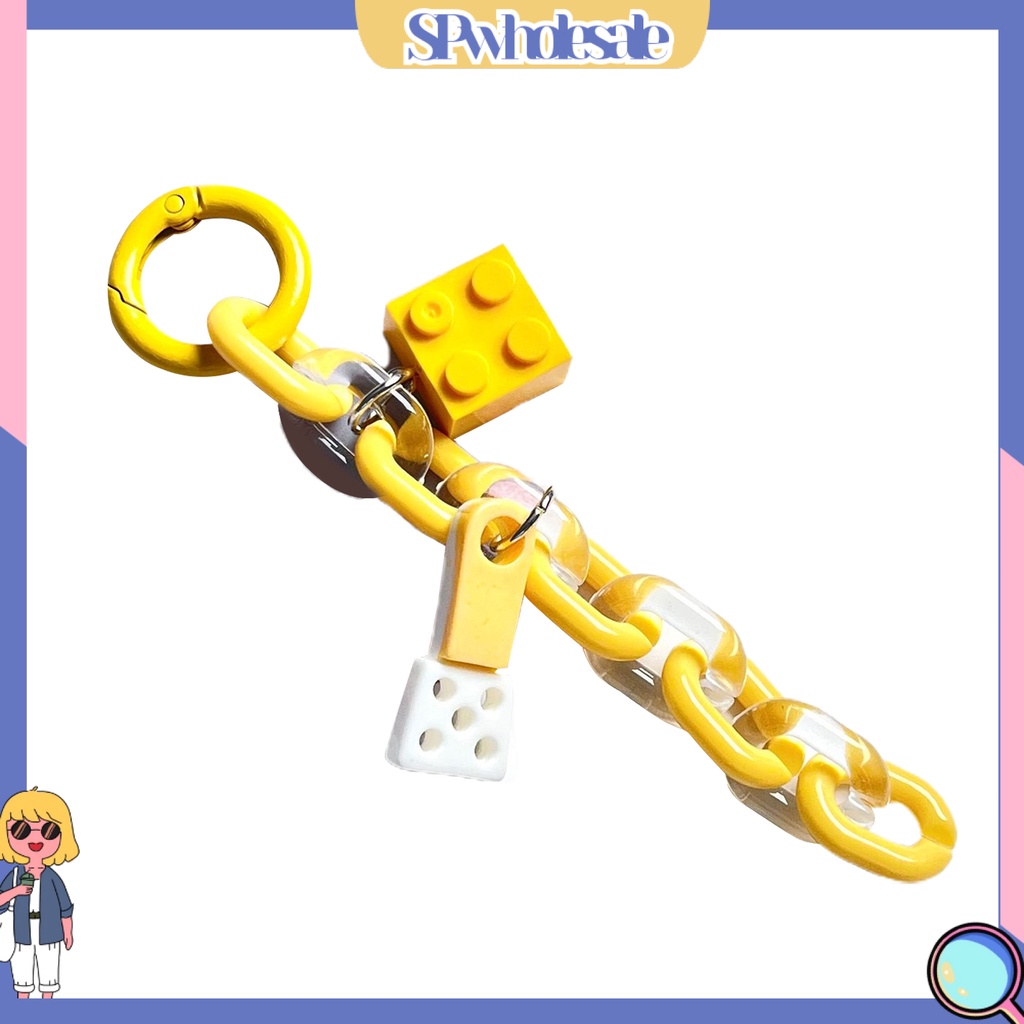 <SPwholesale> Móc Chìa Khóa Dạng Thạch Mặt Dây Chuyền Thạch Không Dễ Vỡ Chống Mài Mòn Trang Trí Độc Đáo Nhiều Màu Sắc Làm Quà