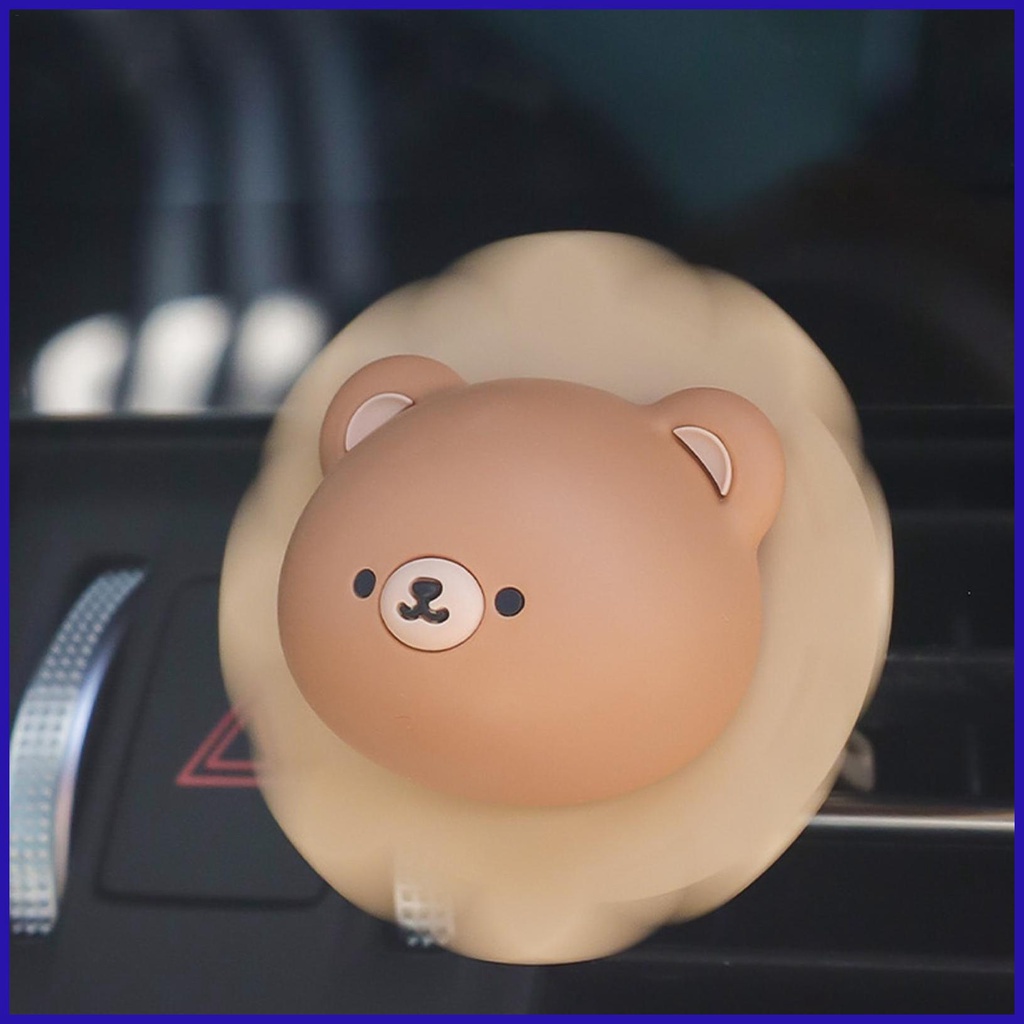 Kẹp Làm Mát Không Khí Xe Hơi Hình Chú Gấu Dễ Thương Lâu Trôi