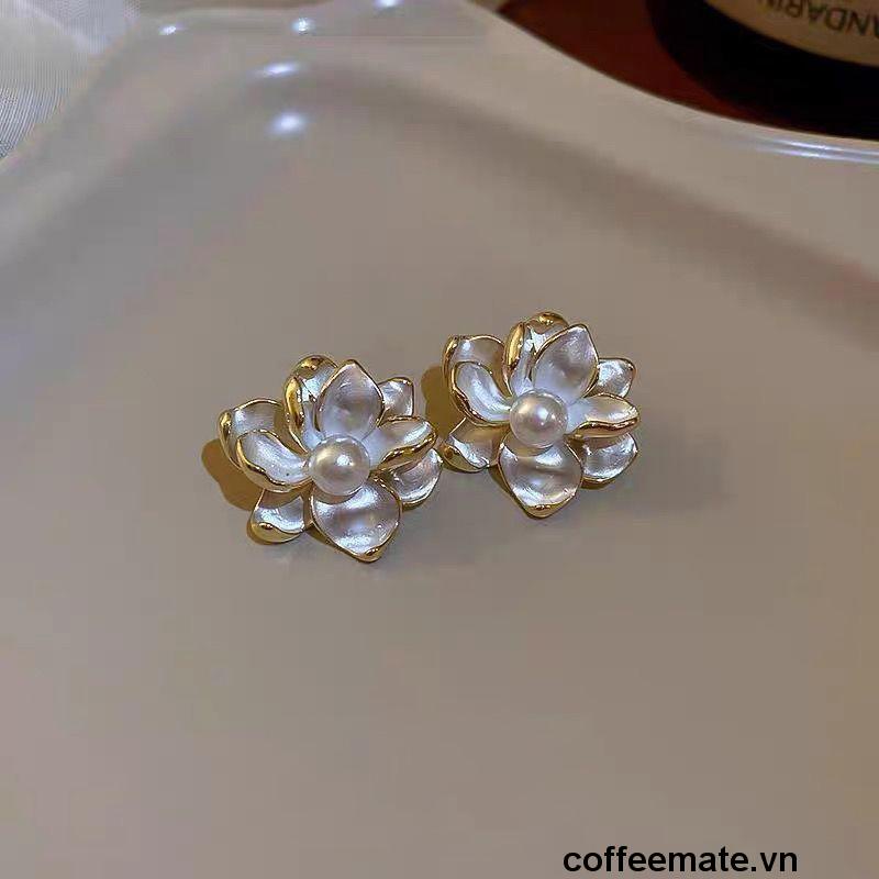 【coffeemate】⚡Khuyên Tai Hoa Vintange 3 Phong Cách Thanh Lịch Cho Nữ