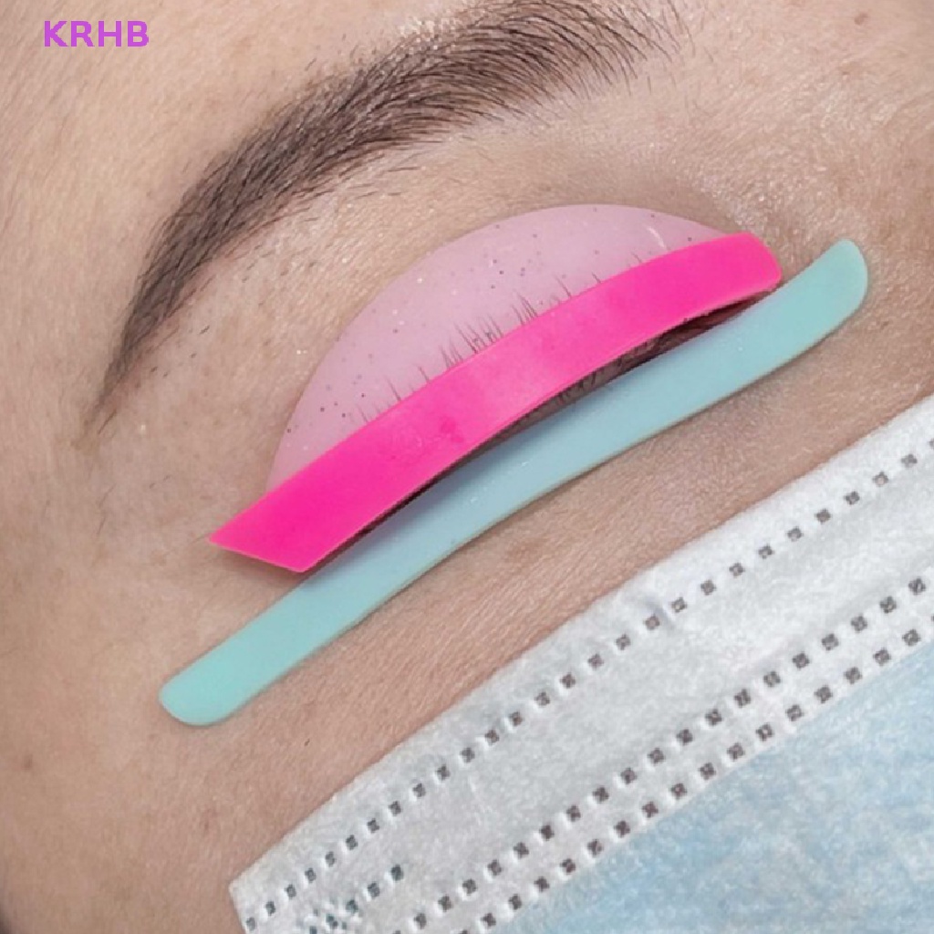 Set 2 Cặp Đệm Silicone Hỗ Trợ Uốn Cong Lông Mi Tiện Dụng