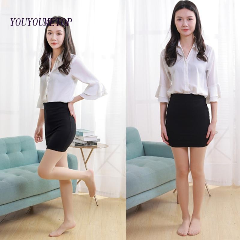 Youyo Quần Tất Siêu Mỏng Màu Nude Mùa Hè Thu Hình Mèo Dễ Thương Cho Nữ