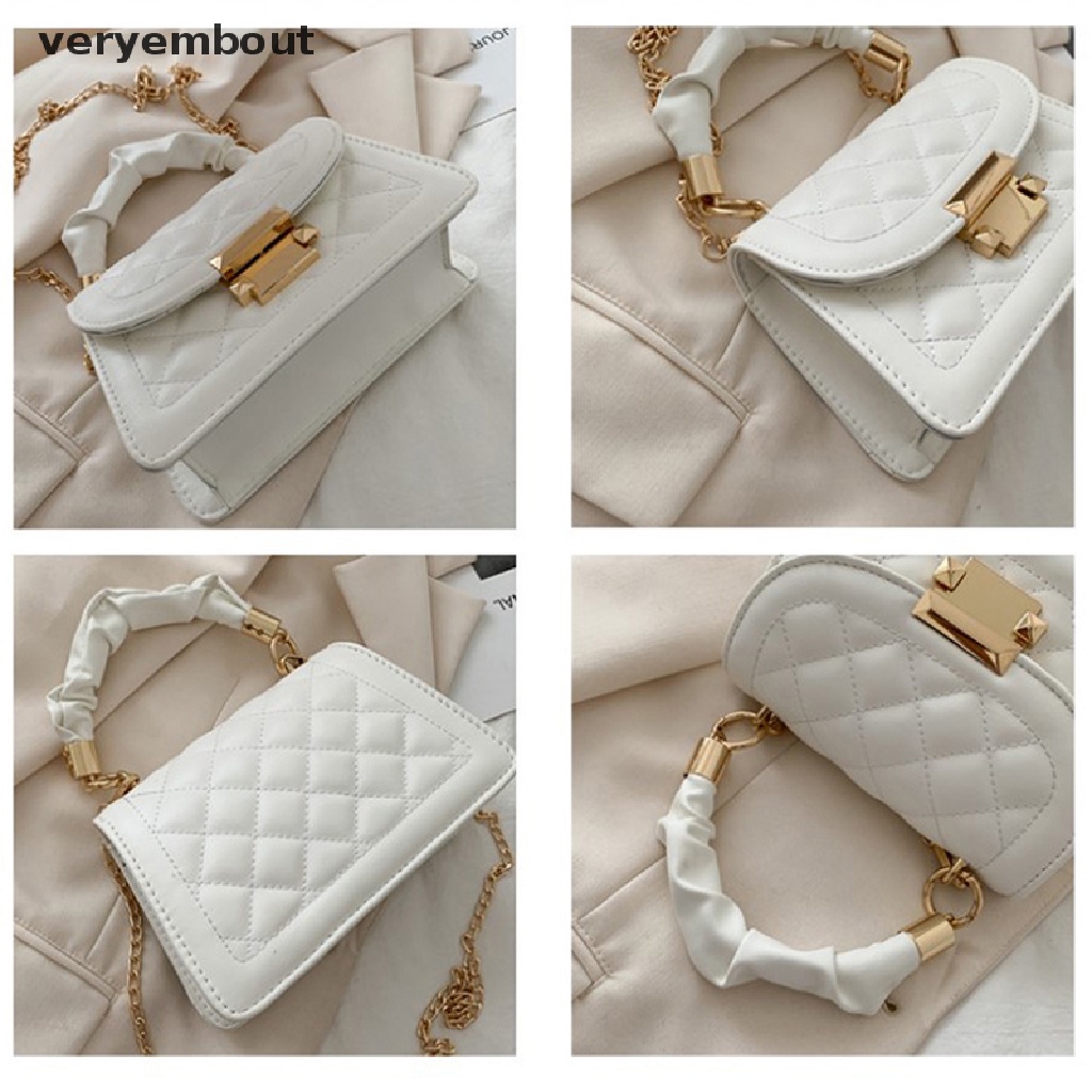 Túi Đeo Chéo Vai Bằng Da PU Họa Tiết Thêu Thời Trang Sành Điệu Cho Nữ