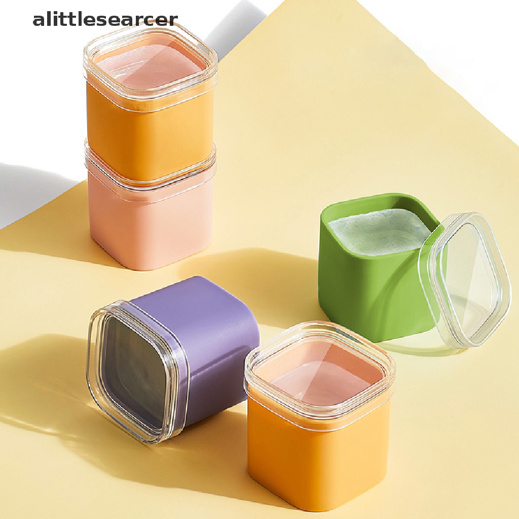 Khuôn Làm Đá Hình Vuông Cỡ Lớn Bằng Silicone Có Nắp Tháo Rời Và Tái Sử Dụng Được DIY