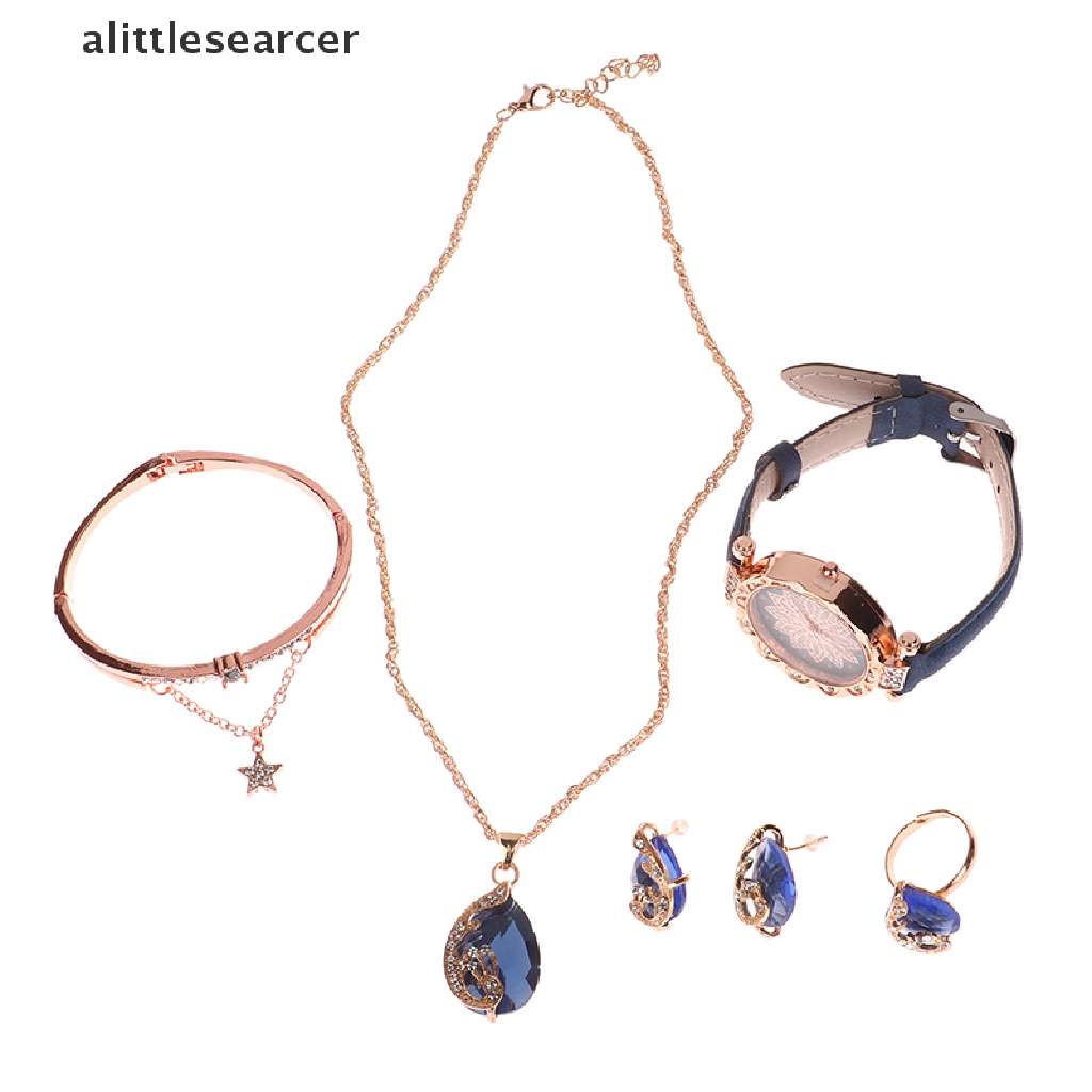 1 Set Đồng Hồ Đeo Tay Ana Dây Da Thiết Kế Đơn Giản Cho Nữ