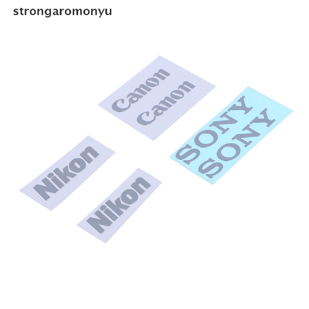 Miếng Dán Logo Bằng Kim Loại Trang Trí Điện Thoại / Máy Ảnh