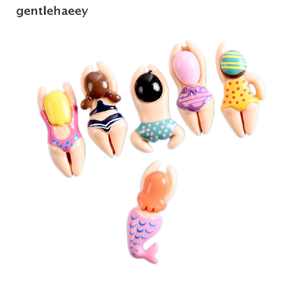 Set 5 Kẹp Tóc Nhựa Hình Người Chơi Thể Thao Vui Nhộn