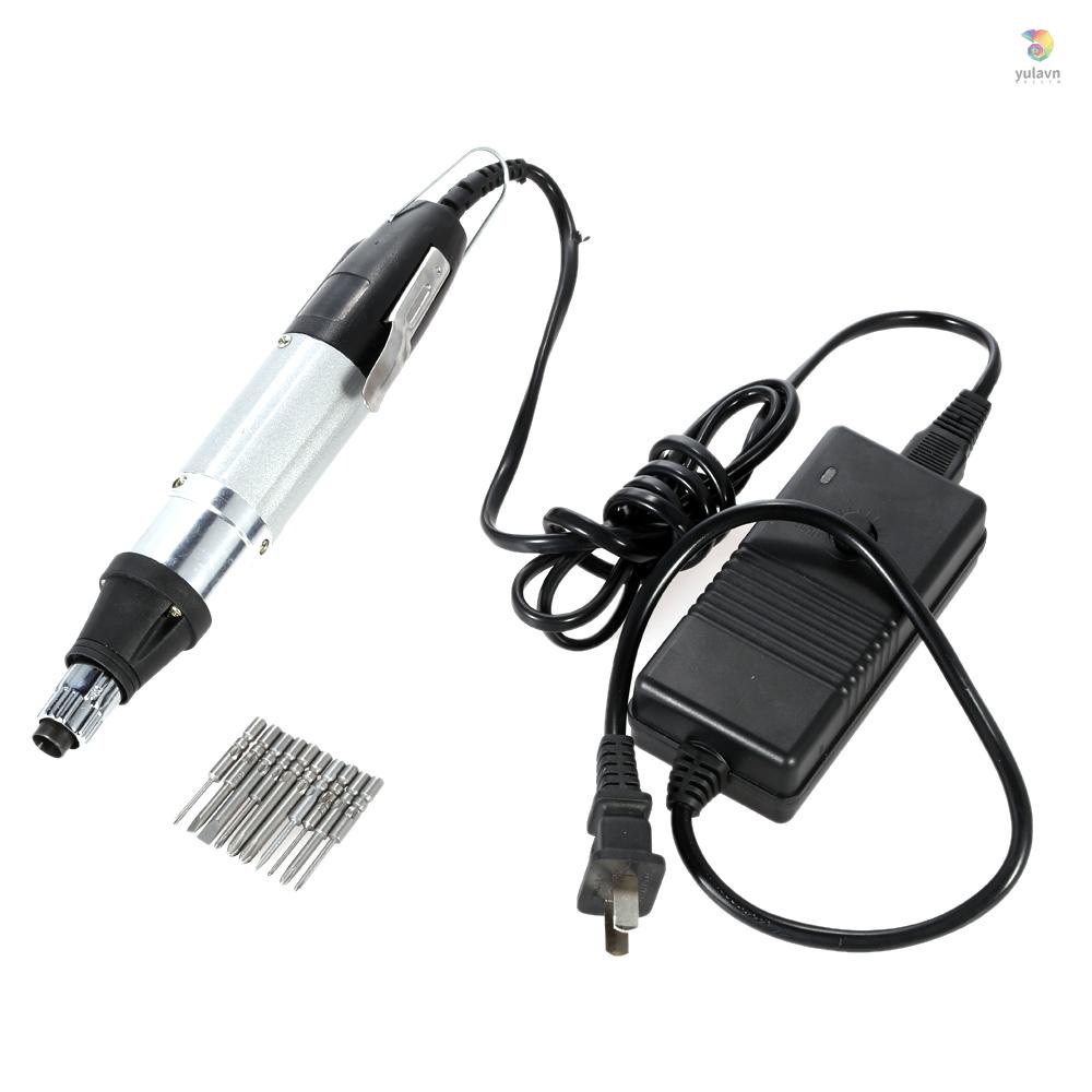 Tua Vít Điện Chất Lượng Cao AC110V-220V DC Kèm 10 Đầu Thay Thế