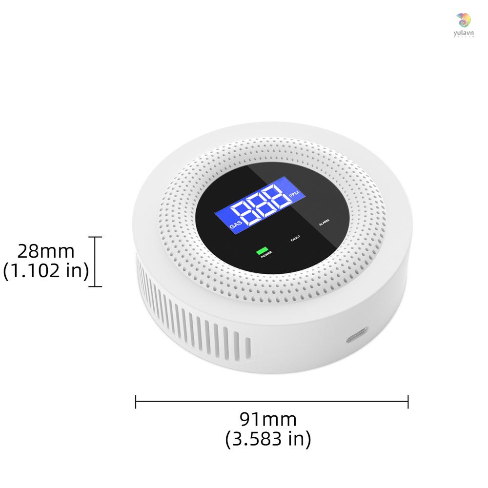 Thiết Bị Phát Hiện Rò Rỉ Khí Gas Wifi Điều Khiển Bằng Giọng Nói Với Màn Hình Hiển Thị USB Cung Cấp Năng Lượng Cao