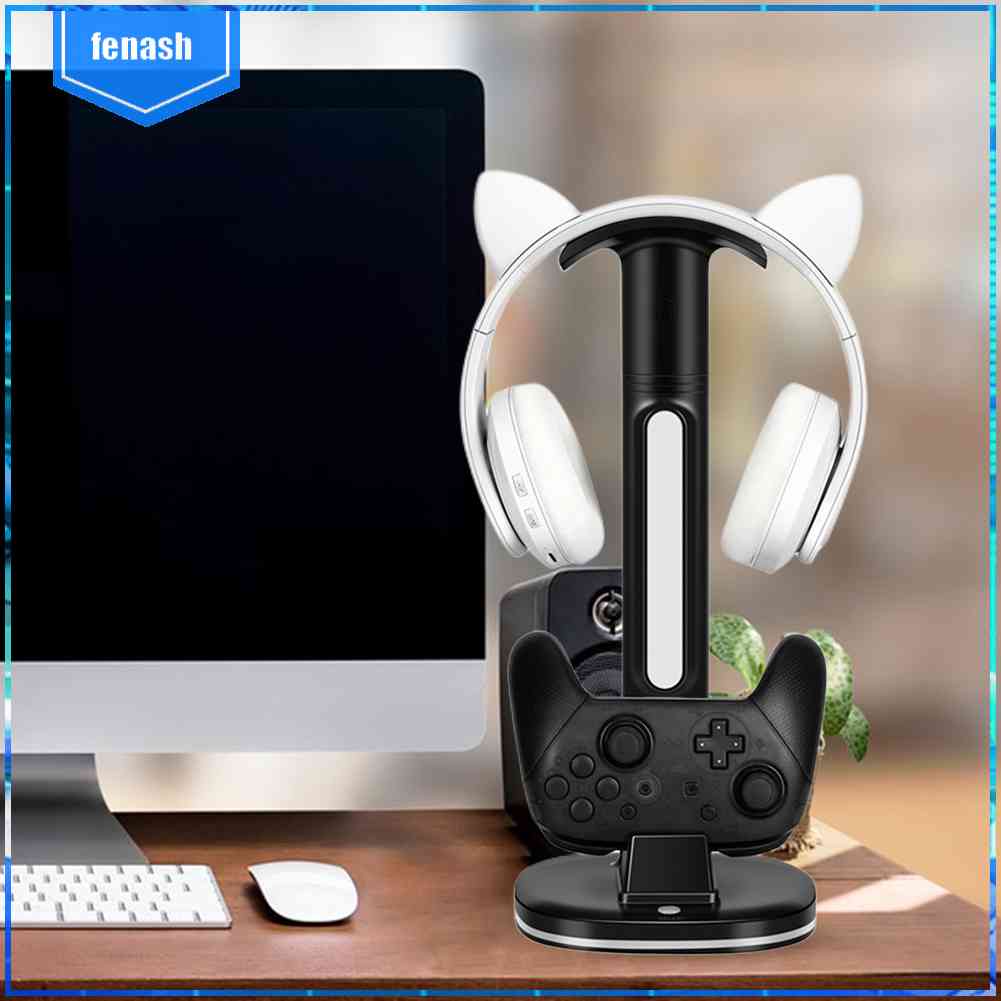 Đế Sạc DC5V / 2.4A Có Tay Cầm Màu Dạ Quang Cho Switch Pro