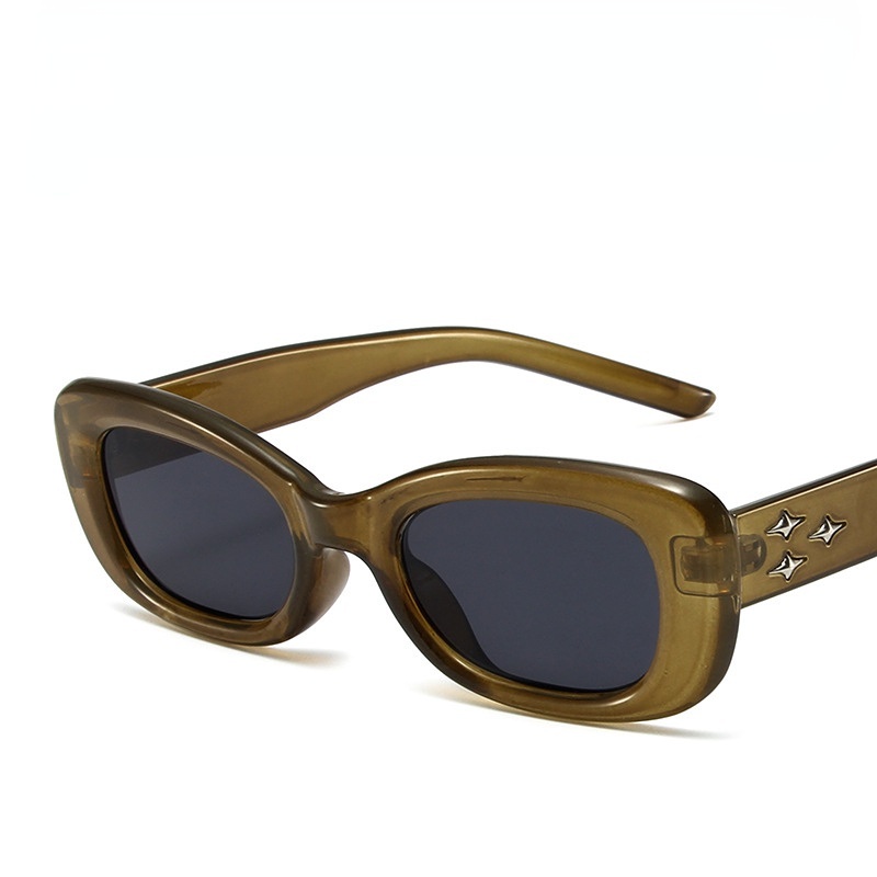 Kính Mát Gọng Vuông Thời Trang Mới Cho Nam Nữ Màu Sắc