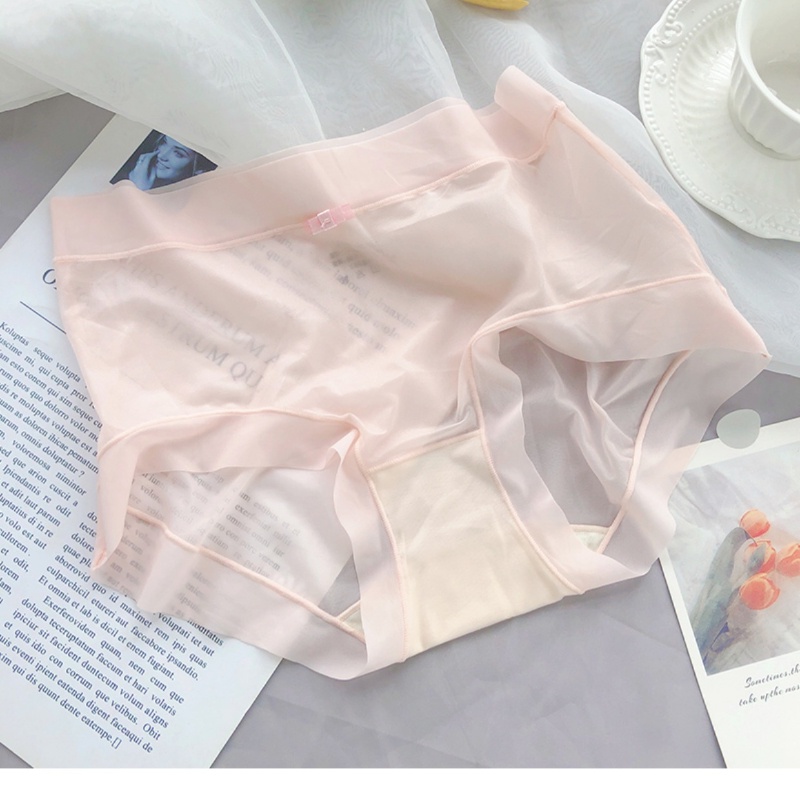 Quần Lót Lụa Siêu Mỏng Trong Suốt Không Đường May Thời Trang Cho Nữ