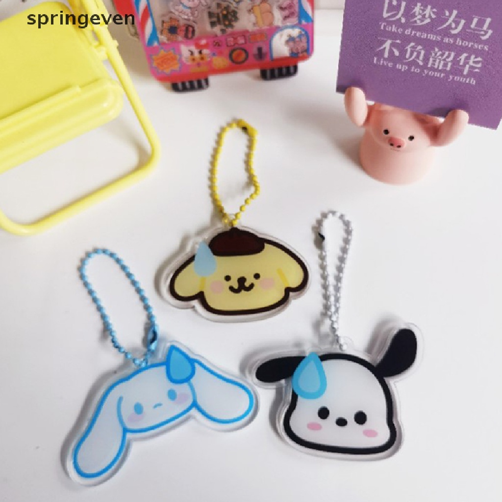 Móc Chìa Khóa Bằng Acrylic In Họa Tiết Hoạt Hình Dễ Thương