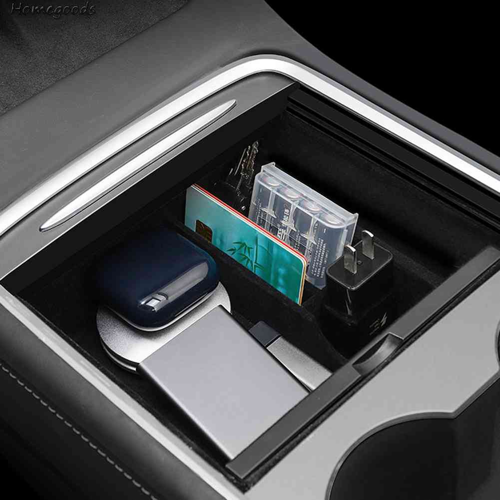 Hộp Tỳ Tay Đựng Vật Dụng Hàng Mới 2023 Cho Tesla Model 3 Y 2021 [homegoods.vn]