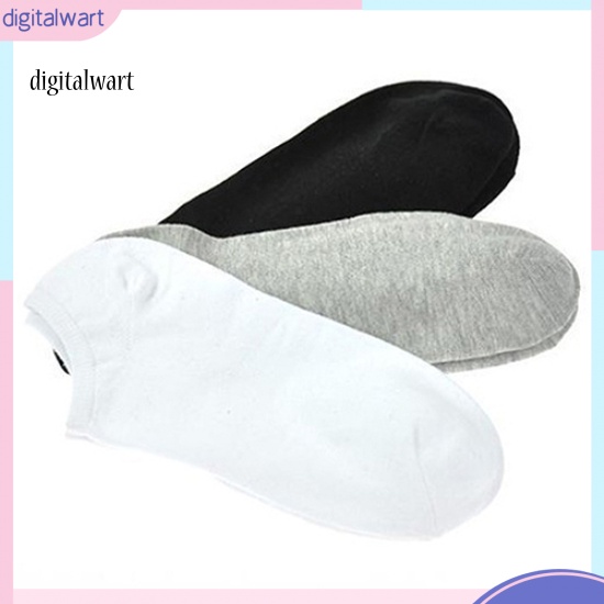 Kỹ Thuật Số| Đôi Vớ Cotton NgắN MàU Trơn ThoáNg Khí ThờI Trang Cho Nam