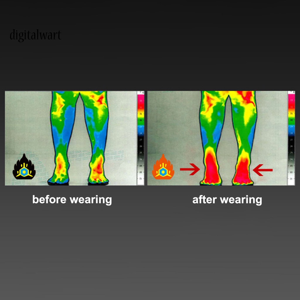 Kỹ Thuật Số| 1 Bộ Vớ Cotton Cao Đến Gối 3 Bánh Răng Giữ Ấm Nhanh Chóng Sạc Lại Được Dành Cho Mùa Đông