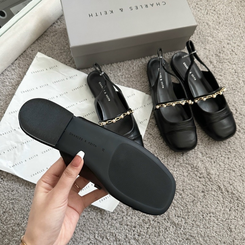 Giày búp bê charles & keith hàng tuồn full box GD0010