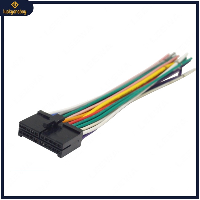 Dây Cáp Kết Nối Âm Thanh Đầu Cd Dvd 20pin Hình Chữ T Chuyên Dụng Cho Xe Hơi