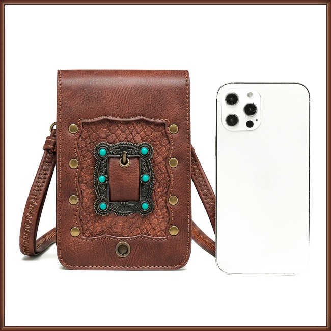 Túi Xách Da Pu Dáng Vuông Màu Trơn Phối Khóa Nam Châm Thời Trang Cho Nữ