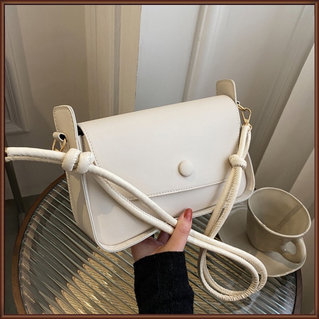 Túi Đeo Vai Đa Năng Bằng Da Nhân Tạo Màu Trơn Phối Khóa Kéo Phong Cách Retro Thời Trang Dành Cho Nữ