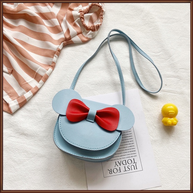 Túi Đeo Chéo Mini Đính Nơ Dễ Thương Thời Trang Cho Nữ