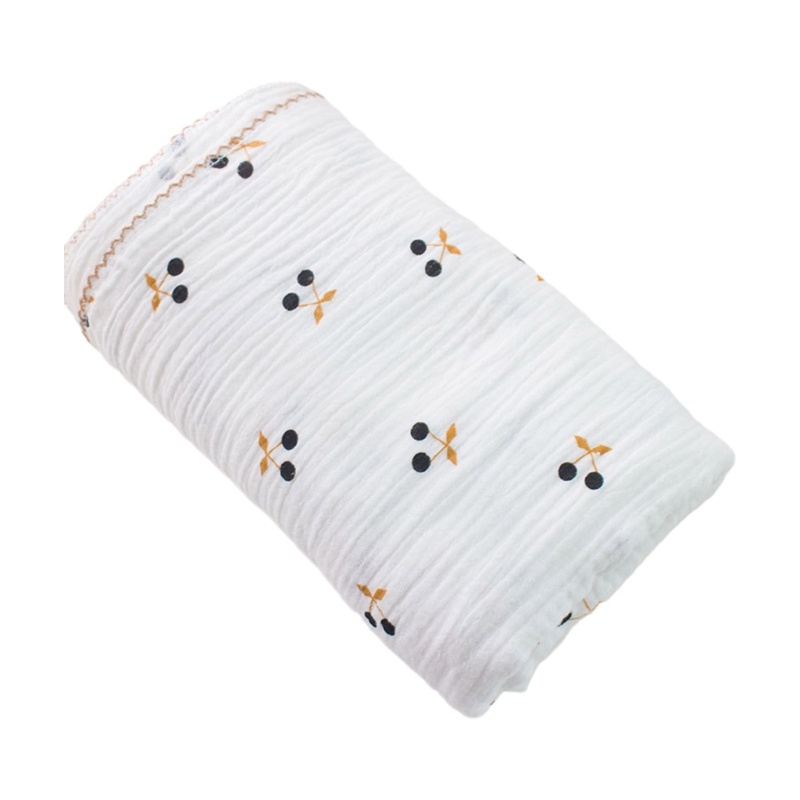 Chăn Quấn 2 Lớp Bằng Vải Cotton Thoải Mái Cho Bé