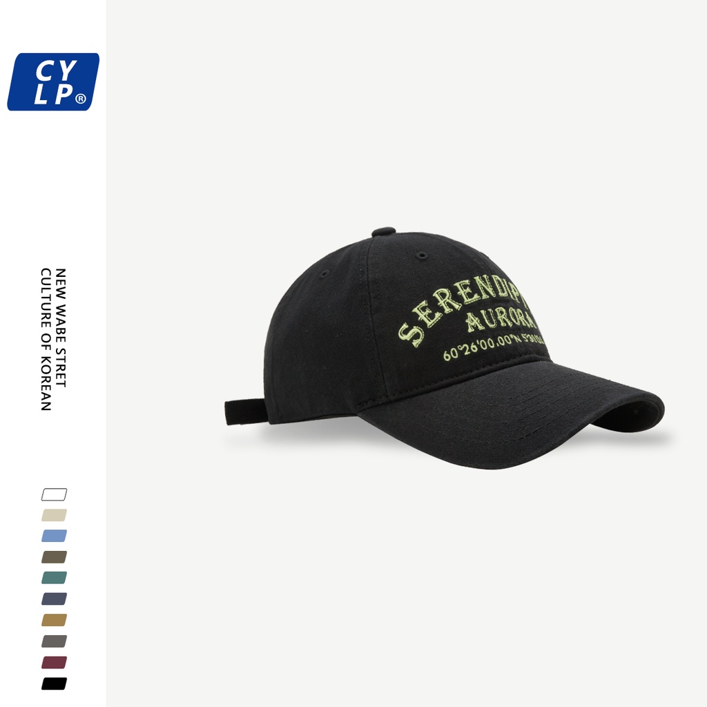 Mũ Lưỡi Trai Mềm Thêu Chữ Phong Cách Hàn Quốc Thời Trang Mùa Hè Cho Cặp Đôi