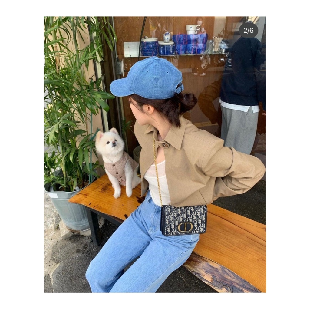 Mũ Lưỡi Trai Denim In Chữ Hye Kyo Phong Cách Đường Phố Hàn Quốc Thời Trang Cho Cặp Đôi