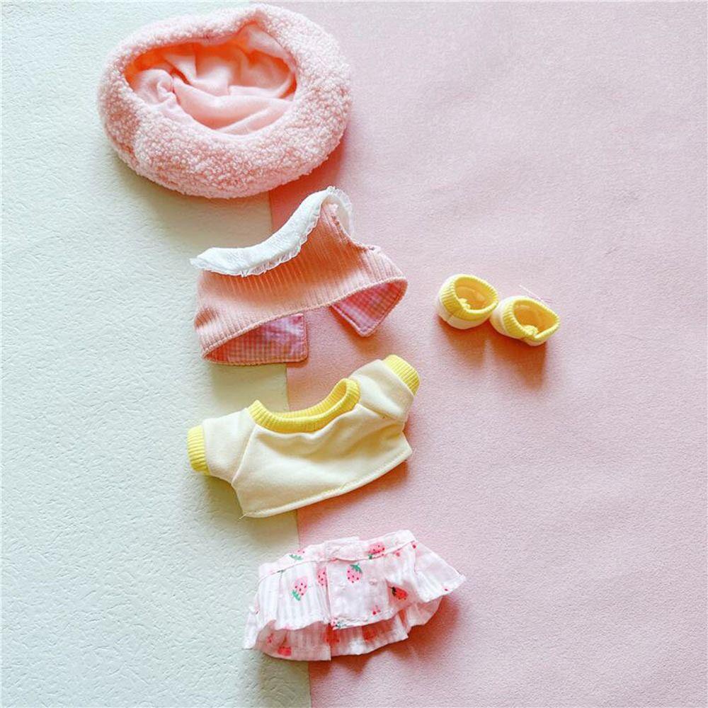 CHOOKEY 1 Bộ Quần Áo Cotton Dành Cho Búp Bê 20cm