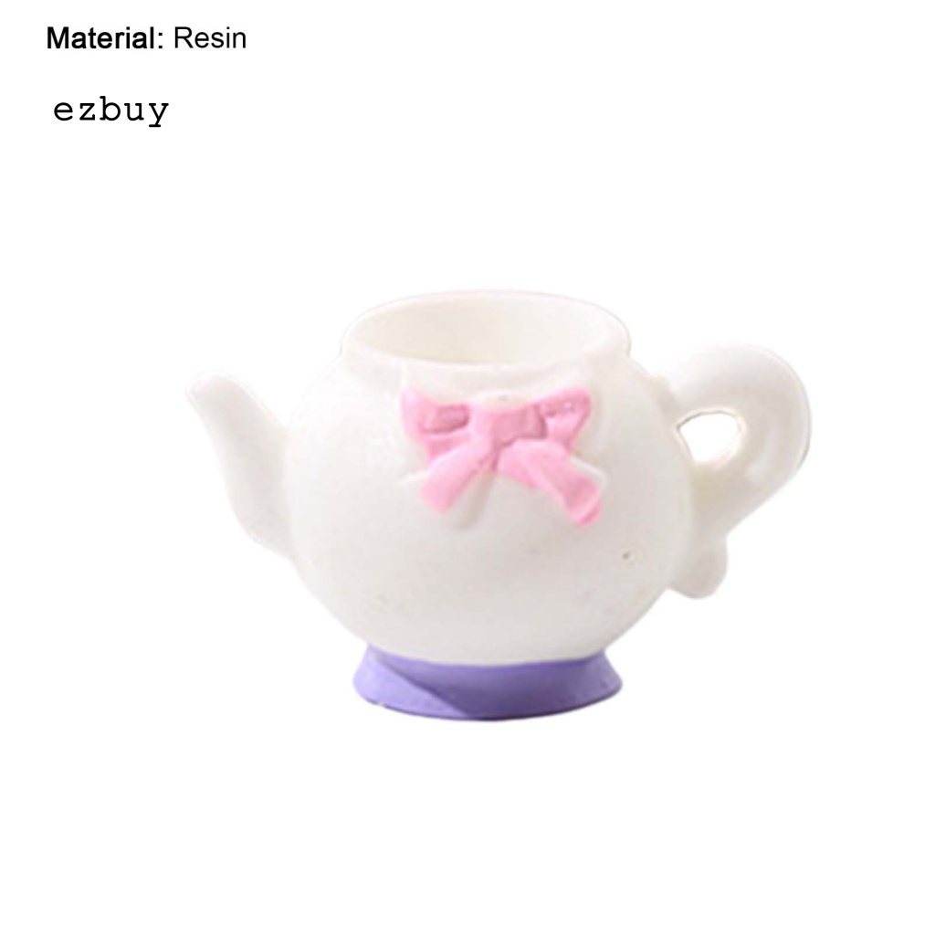 Set 2 Mặt Dây Chuyền Hình Ấm Trà Bằng Nhựa Resin Hít Nam Châm Làm Đồ Trang Sức Thủ Công DIY Cho Bé