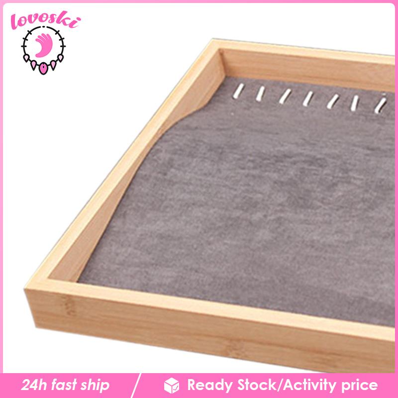 Khay Gỗ Trưng Bày Trang Sức Tiện Dụng Giá Đỡ