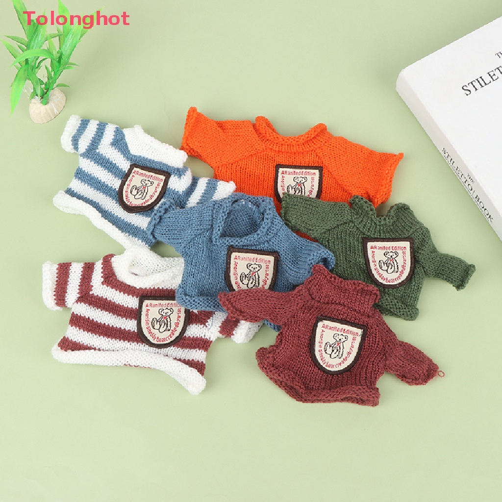 Bộ Quần Áo Sweater Dễ Thương Cho Búp Bê 20cm