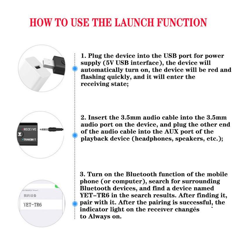 Bộ Thu Tín Hiệu HdoorLink Bluetooth 5.0 2 Trong 1 Cho Máy Tính TV Laptop