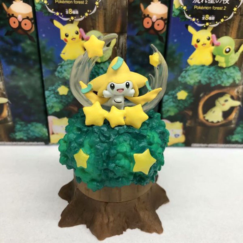 Bộ 8 Mô Hình Nhân Vật ReMeNT Jirachi Tree Stumps Pikachu