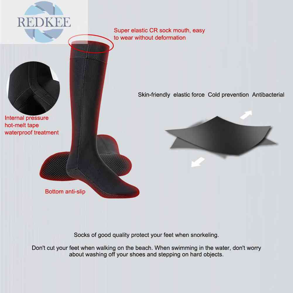 Vớ Lặn Biển Dày 3mm Chống Trượt Cho Nam Và Nữ