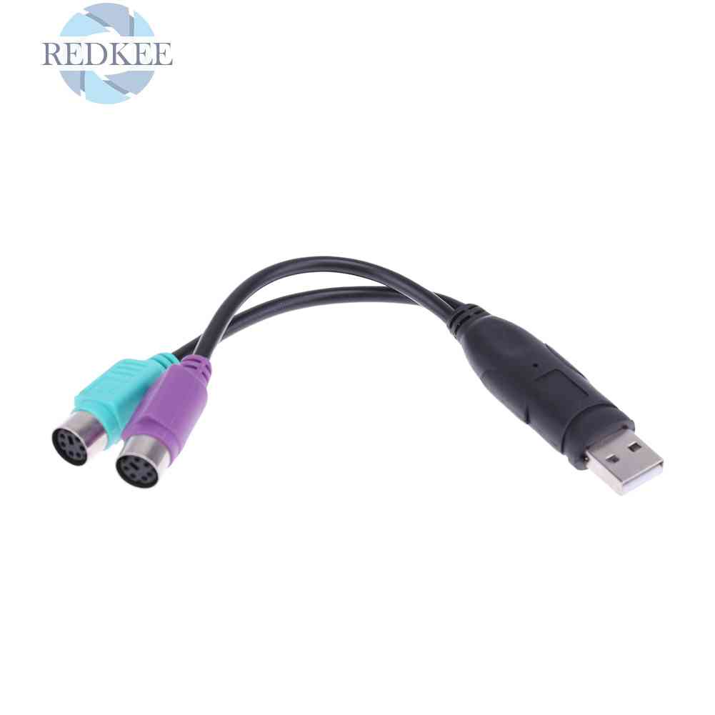 1 Dây Cáp Mở Rộng Chuyển Đổi Từ USB Sang PS2 PS / 2