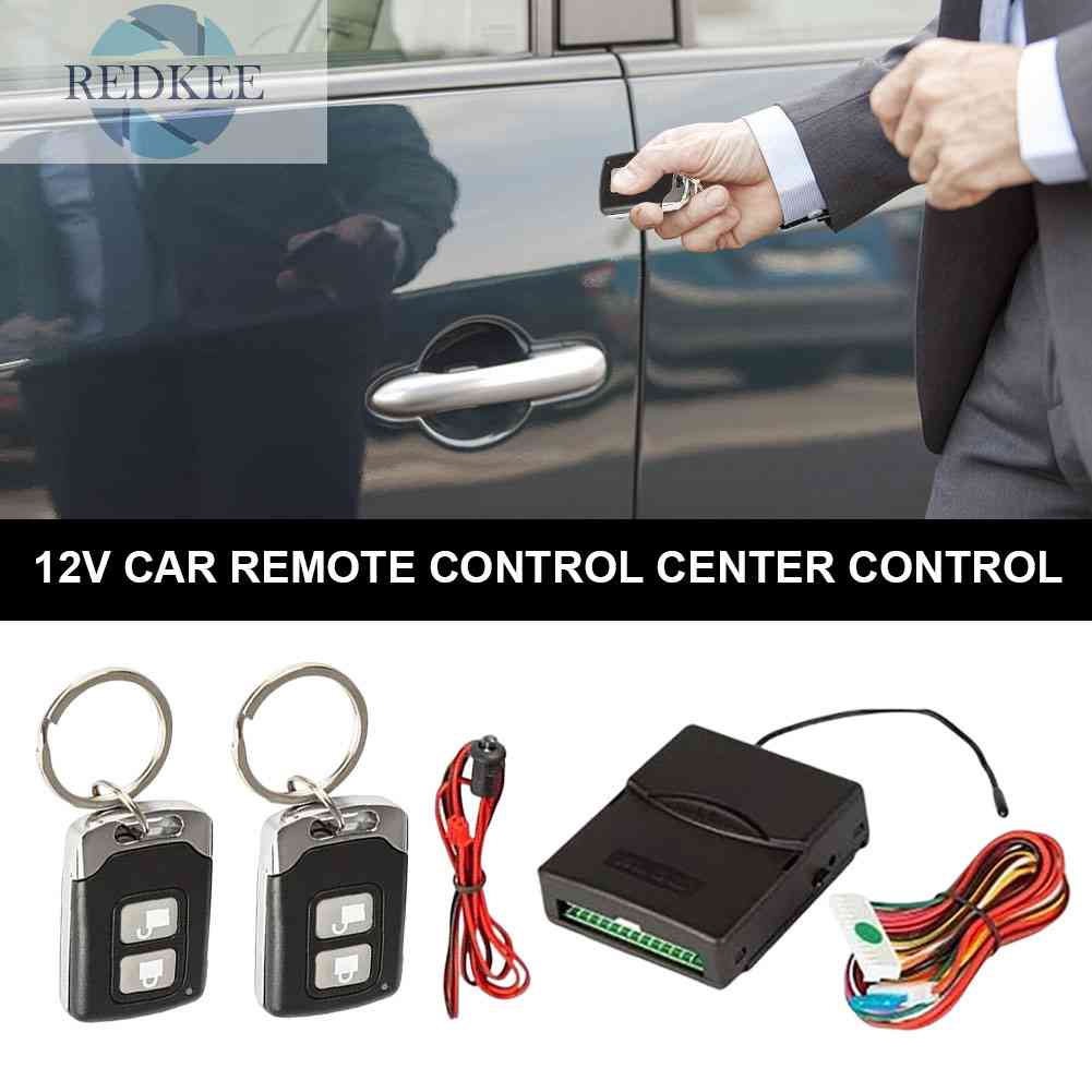 Bộ ĐiềU KhiểN KhóA Cửa Xe Hơi 12V + 2 ĐiềU KhiểN Từ Xa Universal