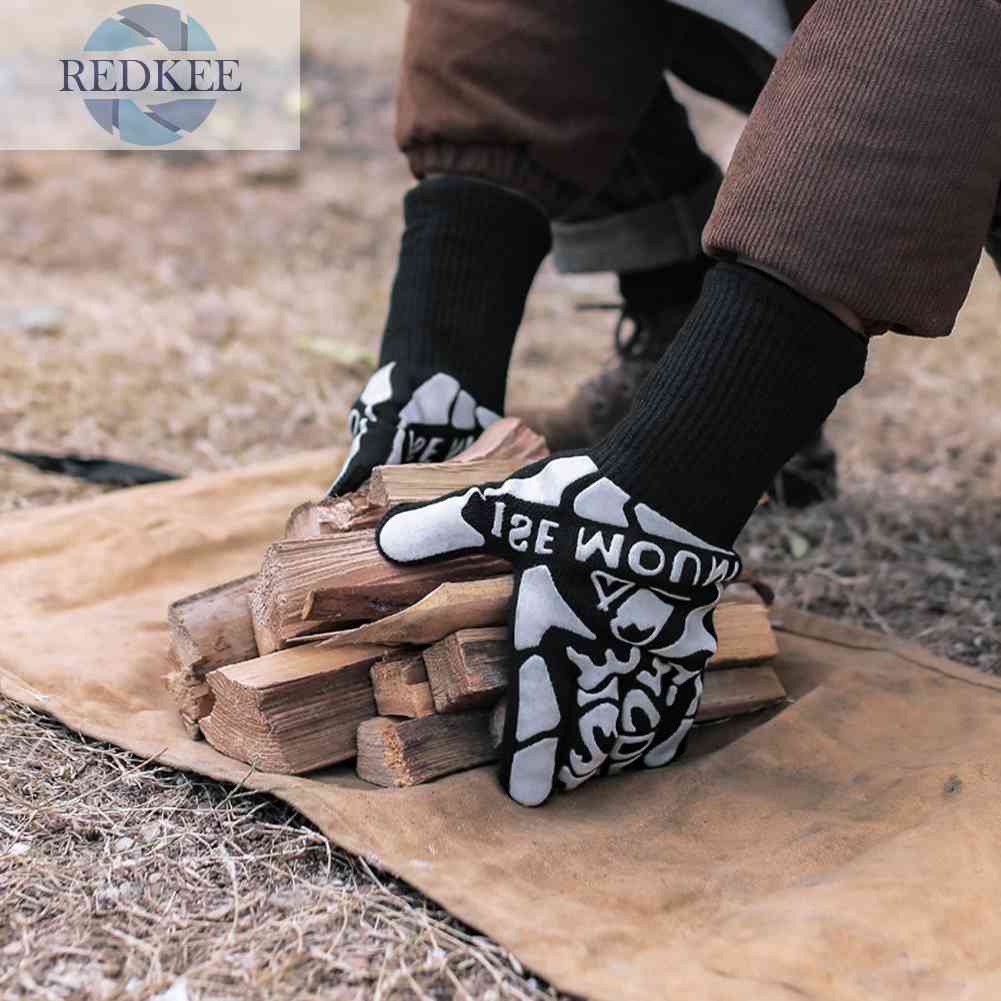 Găng Tay Bảo Vệ Chống Bỏng Mềm Mại Thoải Mái Dùng Khi Đi Cắm Trại