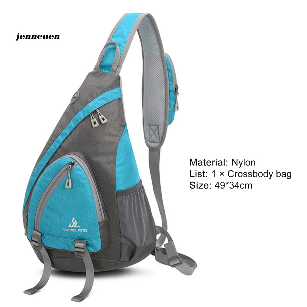 Túi Đeo Chéo Vai Sức Chứa Lớn Thoáng Khí Có Lỗ Tai Nghe Có Thể Điều Chỉnh Dành Cho Đi Du Lịch