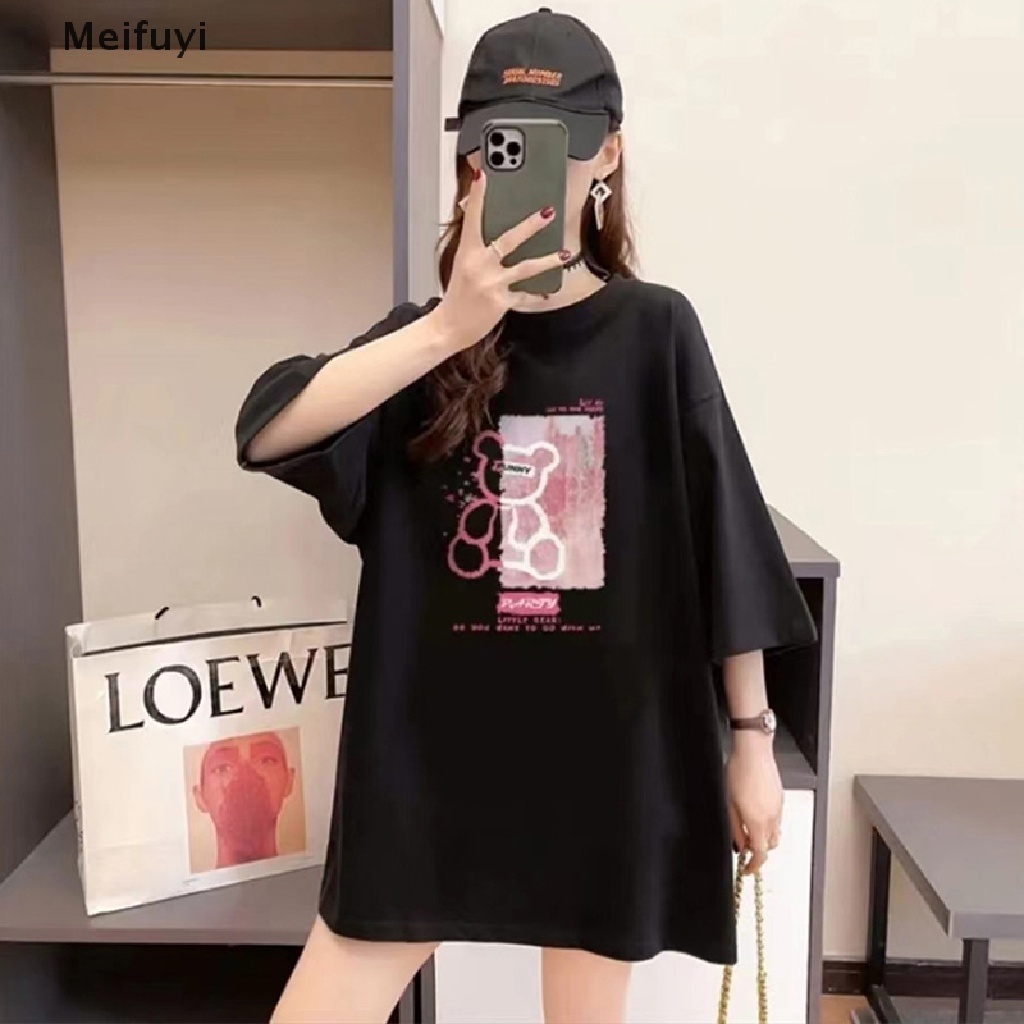 Áo Thun Tay Ngắn Cổ Tròn In Hình Gấu Dành Cho Trẻ Em