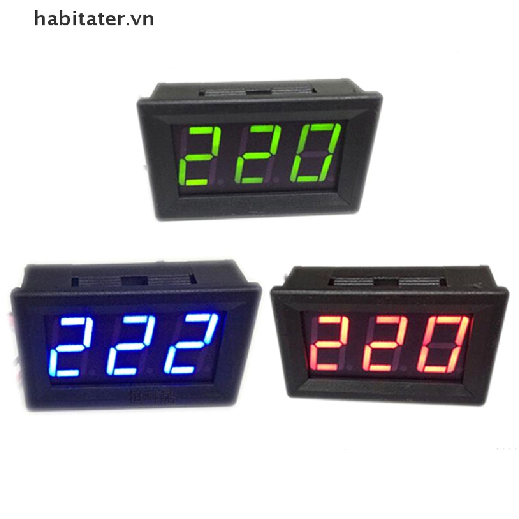 Vôn Kế Kỹ Thuật Số 2 Dây AC 70-500V