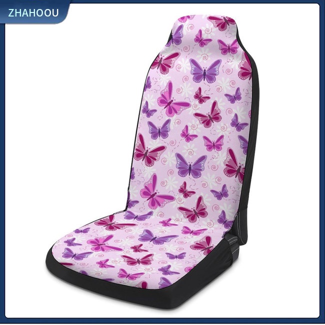 ☃Nhà Cửa☃ Vỏ Bọc Ghế Ngồi Xe Hơi In Họa Tiết Bươm Bướm Chống Bụi Bẩn Chống Mòn Tiện Dụng