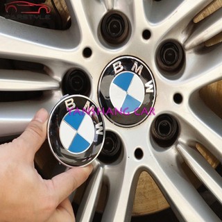 Logo chụp mâm, ốp lazang bánh xe ô tô BMW đường kính 60mm: Mã BMW60 (1 Chiếc)
