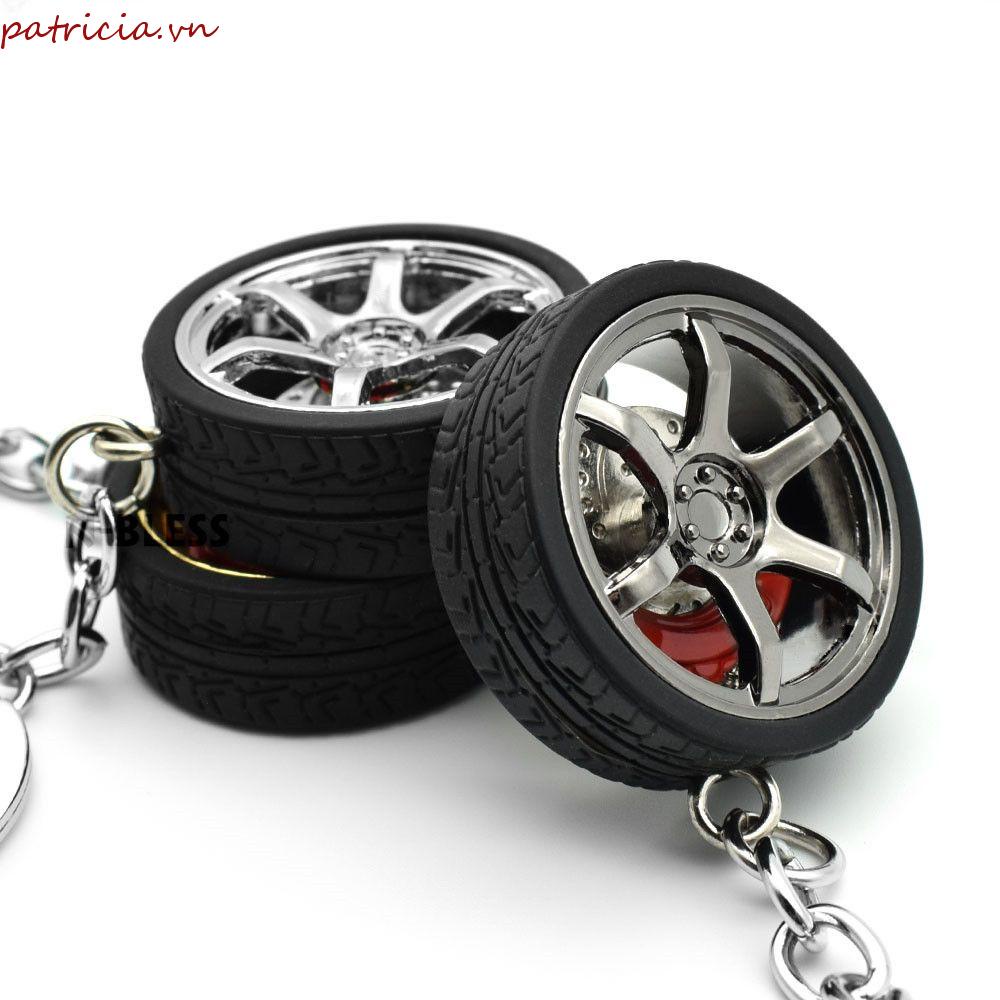 Móc Khóa Hình Đĩa Phanh Xe Hơi Bằng Hợp Kim Sáng Tạo Vui Nhộn