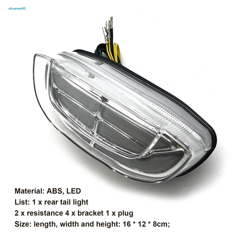 1 Bộ Đèn Đuôi Xe Máy 3 Kiểu Dễ Lắp Đặt Cho HONDA CB650R CBR650R CB300R