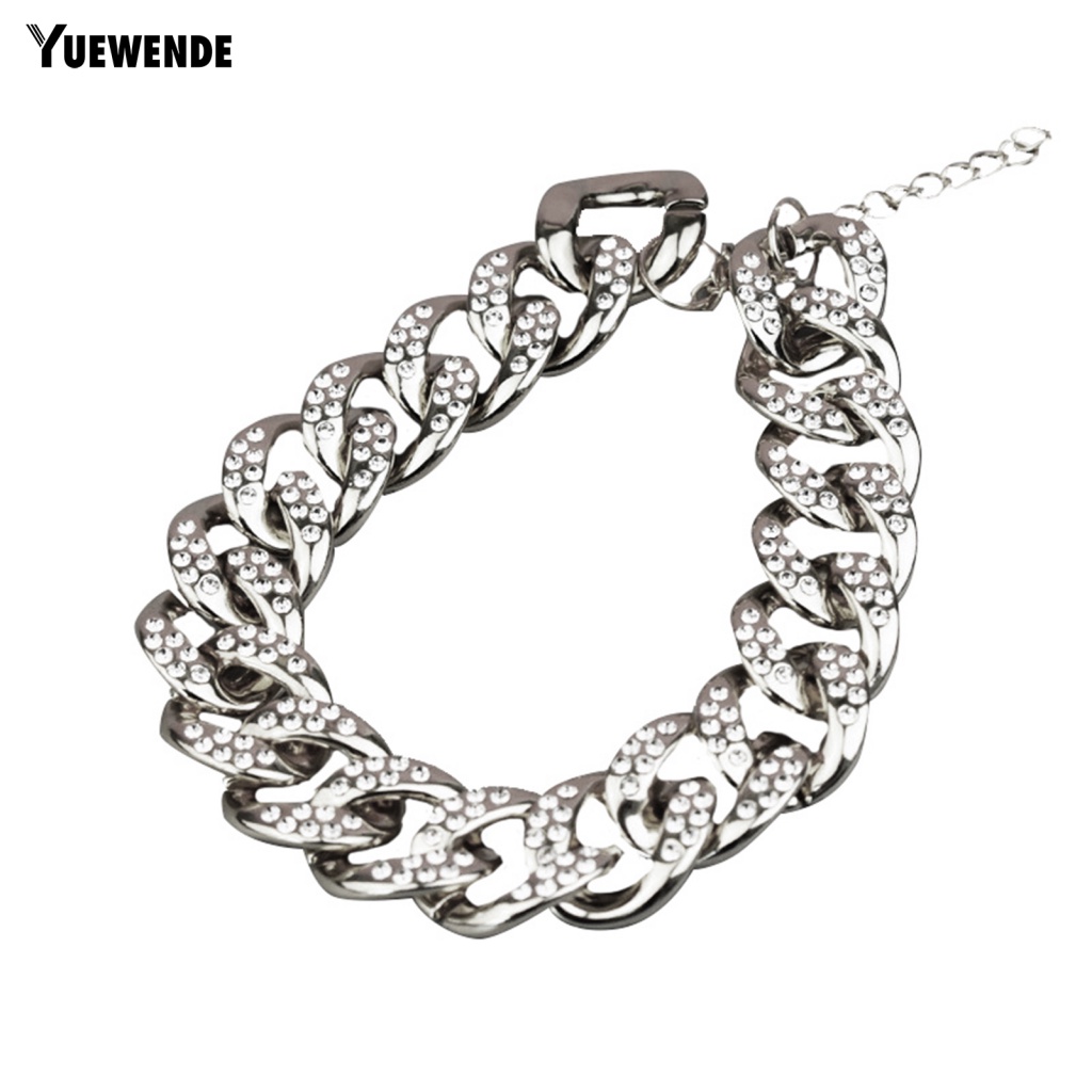 Vòng Cổ Thú Cưng Mạ Điện Đính Đá Có Thể Điều Chỉnh Kích Thước