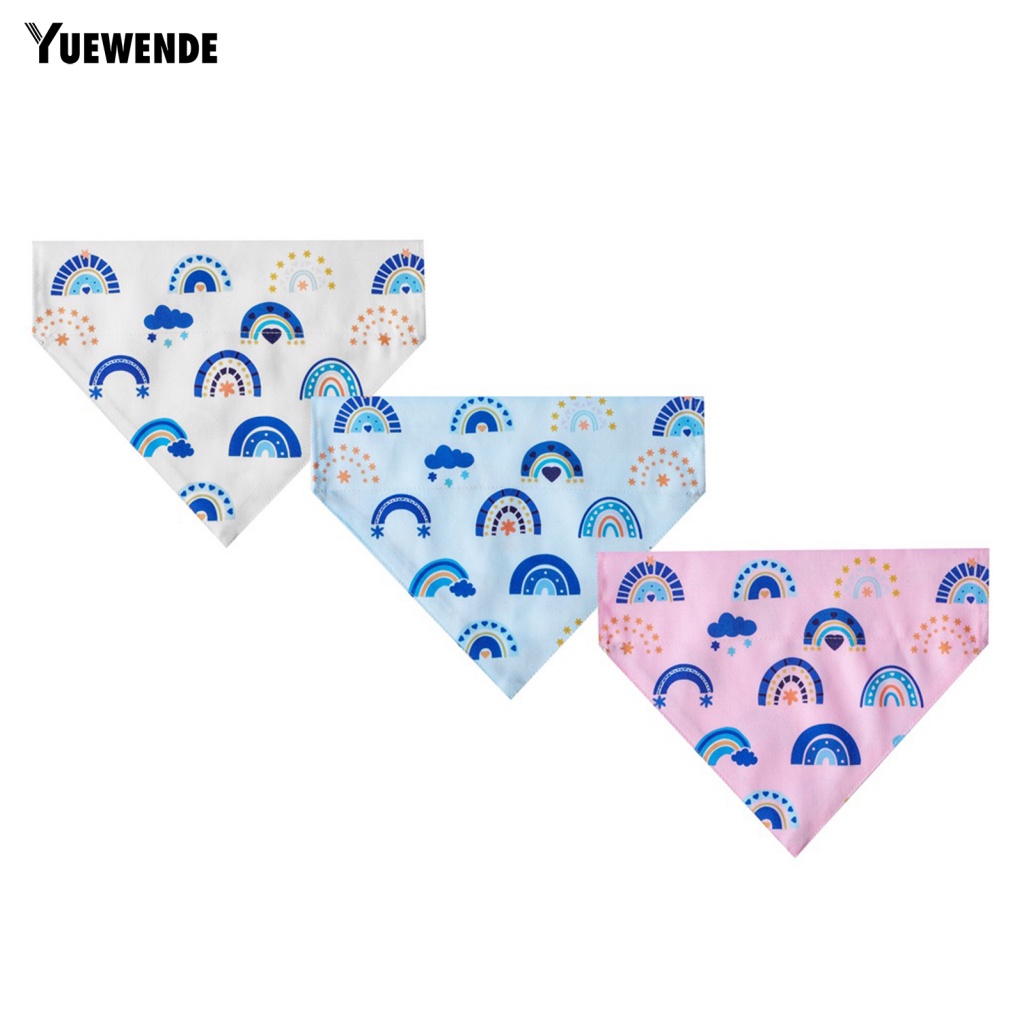 Ye.b Vòng Cổ Yếm Mềm Mại Mùa Hè Unisex Cho Thú Cưng