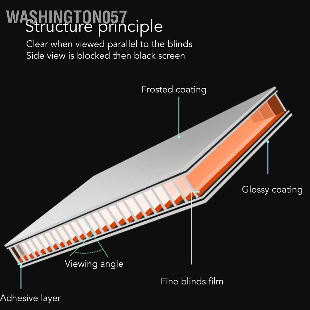 Washington057 Tấm bảo vệ màn hình treo PC 27 inch Bảo tia cực tím mắt Dễ dàng cài đặt chặn ánh sáng xanh